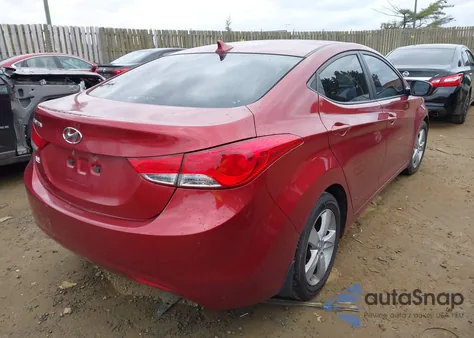 2013 Hyundai Elantra Gls/Limited from USA, damaged, VIN 5NPDH4AEXDH199143